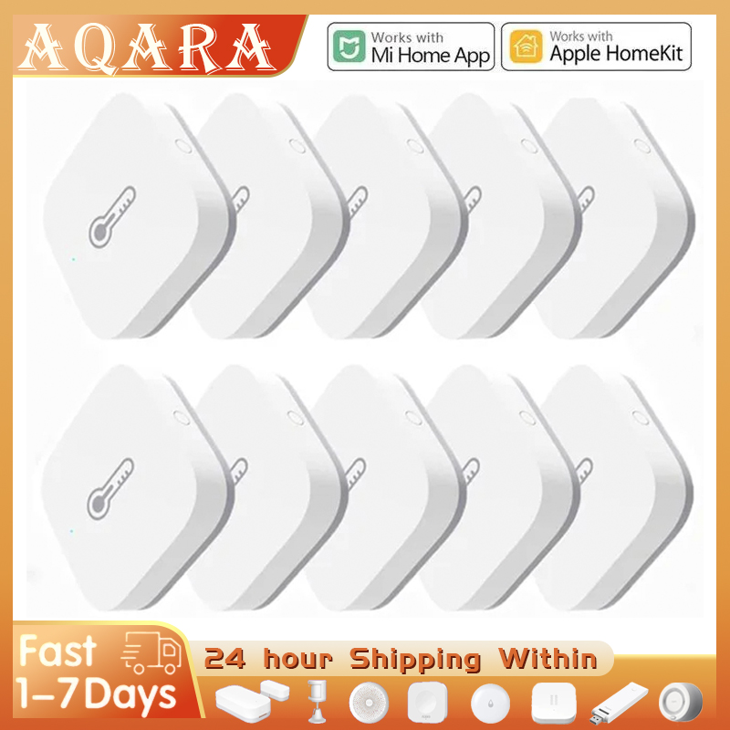 Smart Home Xiaomi 2 - Aqara-温度および湿度センサー,空気環境,Zigbeeスマートホーム,互換性のあるゲートウェイ制御,Xiaomi Mi Home,HomeKitアプリケーション