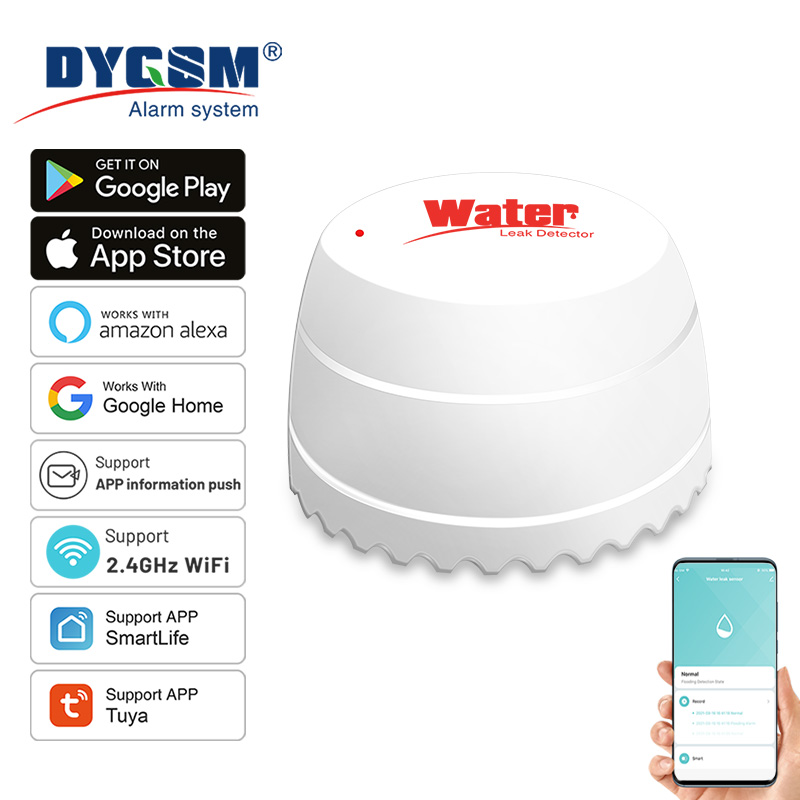 Wifi Water Leak Detector - Tuya WiFi 漏水検知器 洪水センサー スマートライフ APP