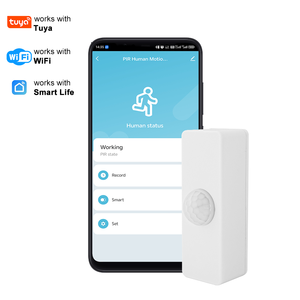 Smart Home Monitoring - Tuya スマート PIR モーションセンサー スマートホーム WiFi
