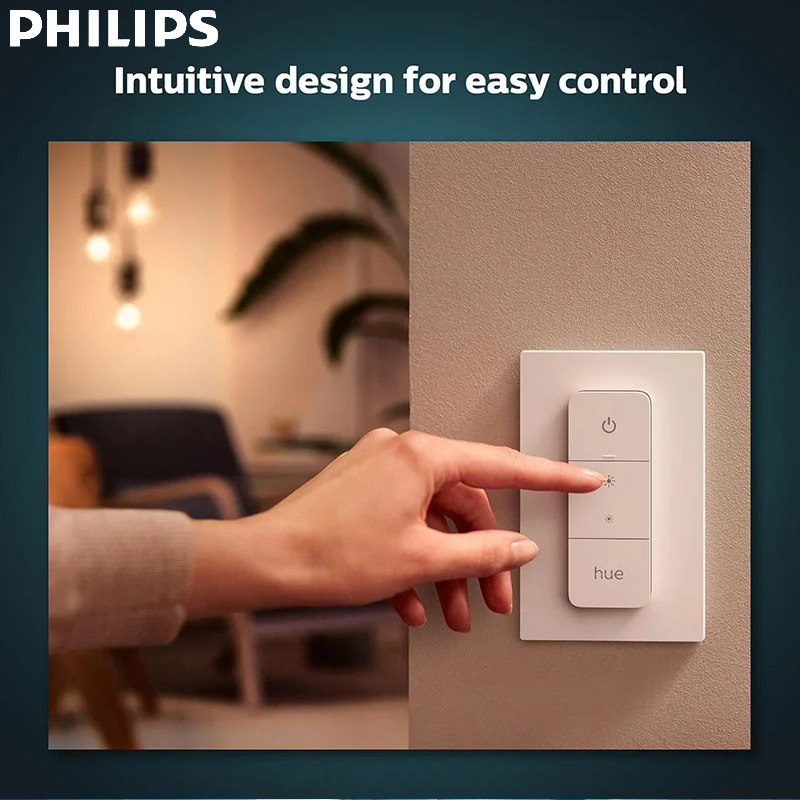 Philips Light Hue White - フィリップス Hue ホワイト スマート調光スイッチ リモートワイヤレス設置制御付き Hue