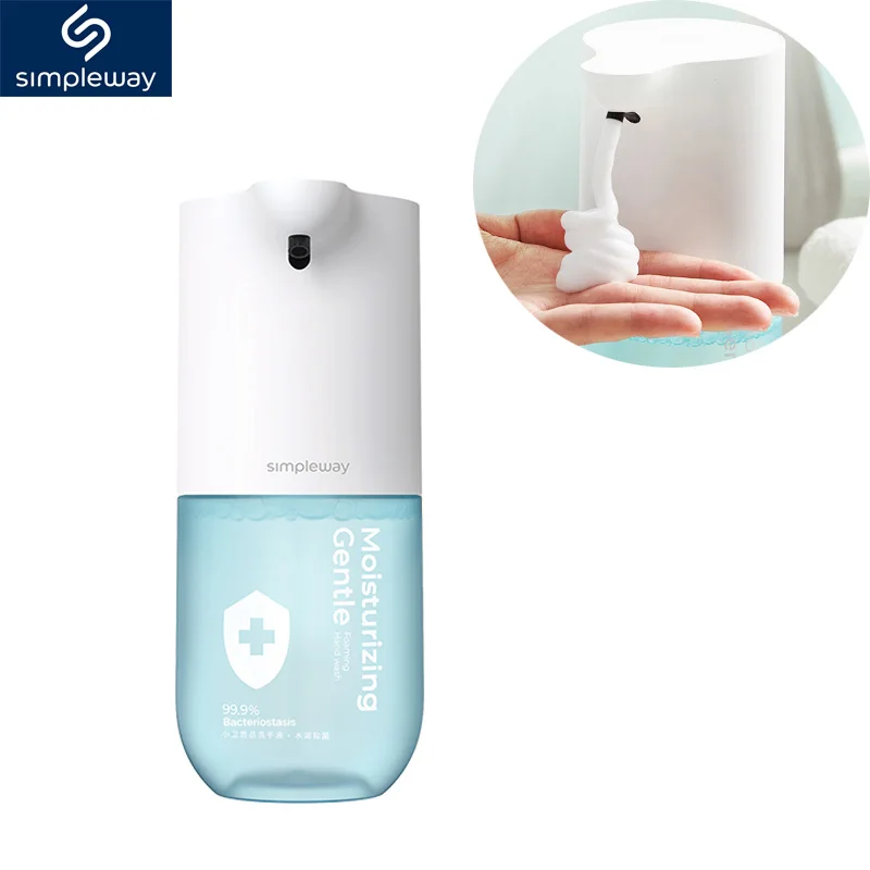Smart Home Devices - Simppleway-Xiaomi Home用自動石鹸ディスペンサー、スマートハンドクリーナー、赤外線センサー、フォームディスペンサー、高精度、0.25s