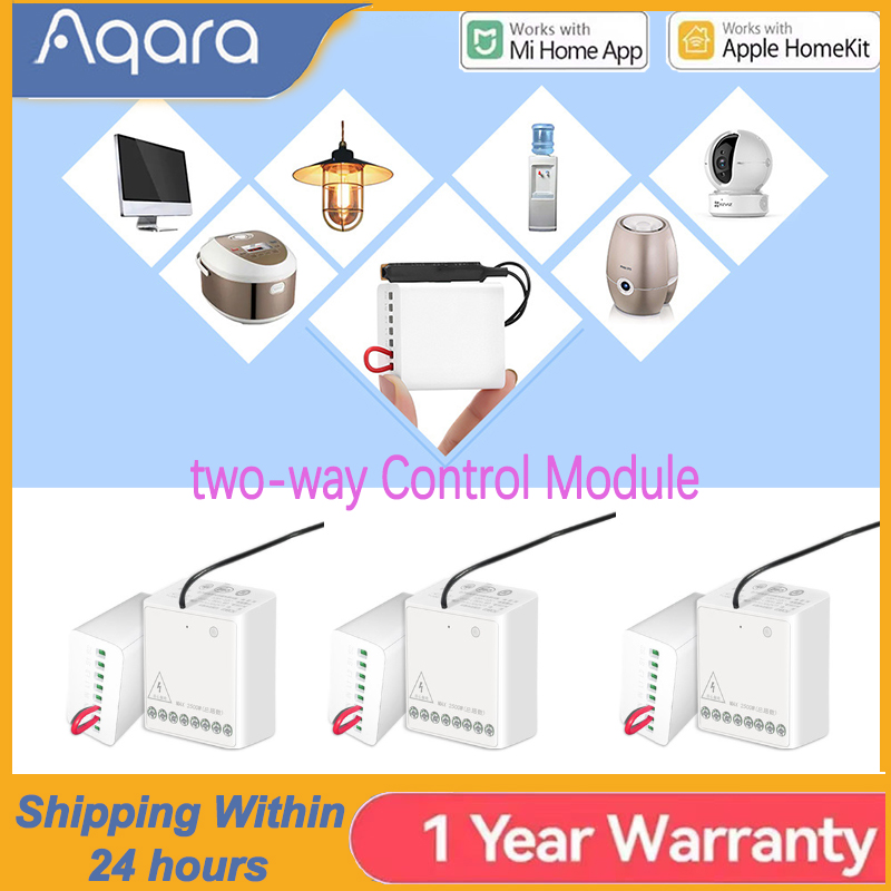Smart Home Zestaw - Aqara 双方向制御モジュールリレースイッチコントローラ Zigbee スマートタイマーチャンネル Xiaomi MiHome
