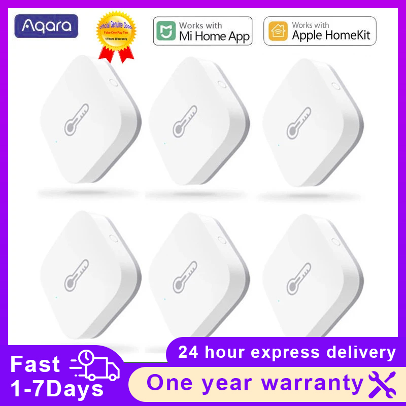 Smart Home Xiaomi 2 - Aqara 温度湿度センサー Zigbee スマート気圧環境スマート制御スマートホーム Xiaomi Mi