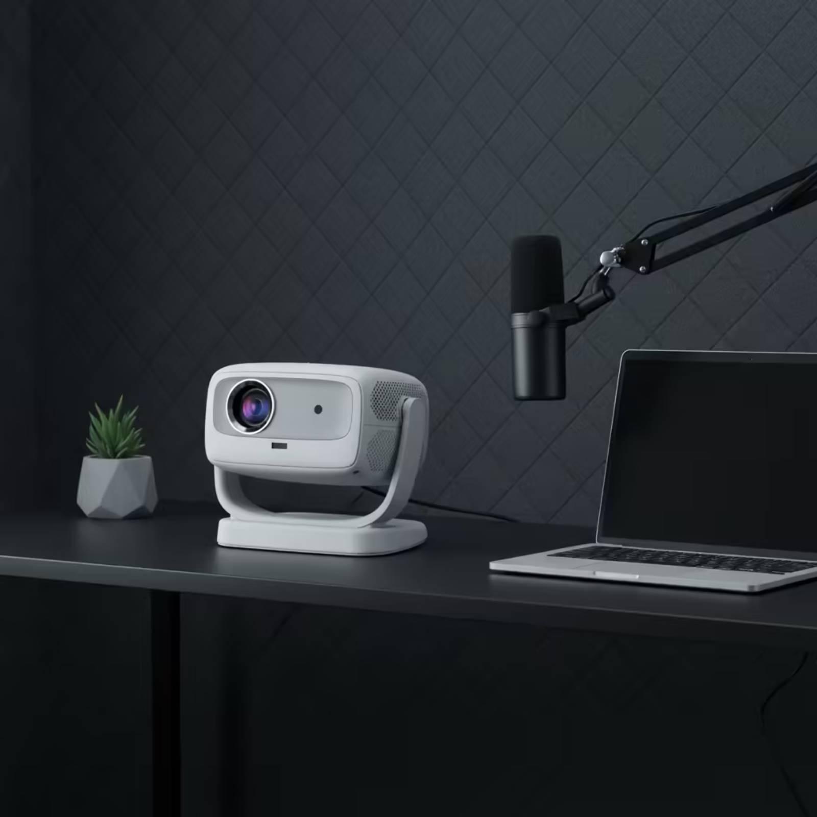 Smart Home Room - スマートホームプロジェクター調整可能ディスプレイデバイス ポータブルモニタースタンド リビングルームエンターテイメント用