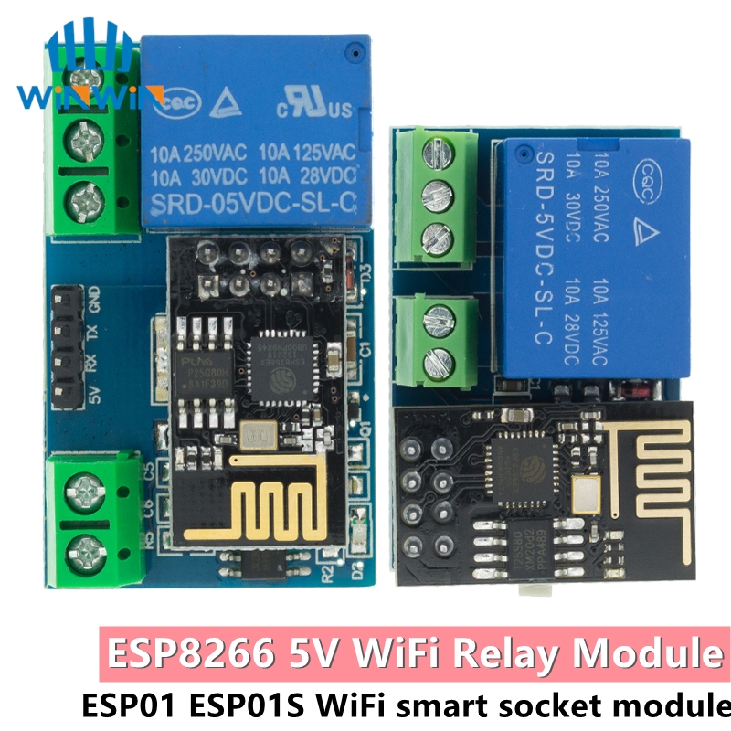 Smart Home Esp8266 - Arduino-Wifiリレーモジュール,スマートホーム,リモコン,電話アプリケーション,ワイヤレス,5v,esp8266,ESP-01, ESP-01S,ardino