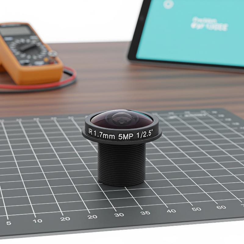 Security Ip Camera - 1.7mm F2.0魚眼セキュリティレンズ 5MP HD 180度超広角 1/2.5インチマウント