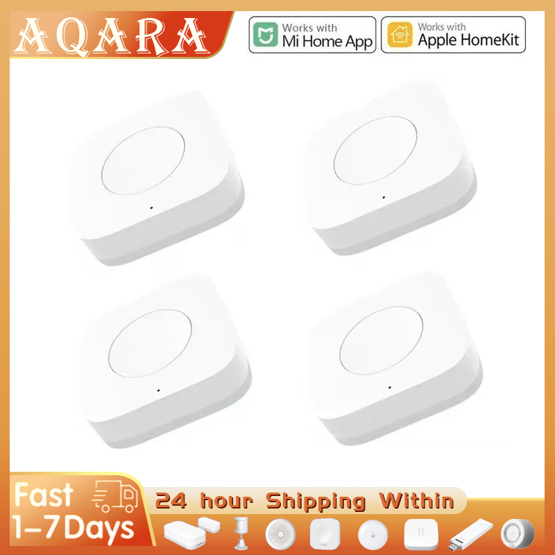 Smart Home Xiaomi 2 - AqaraスマートスイッチセンサーキーコントロールボタンZigbeeワイヤレススイッチワンキーコントロールボタンホームセキュリティXiaomi Mijiaアプリ対応