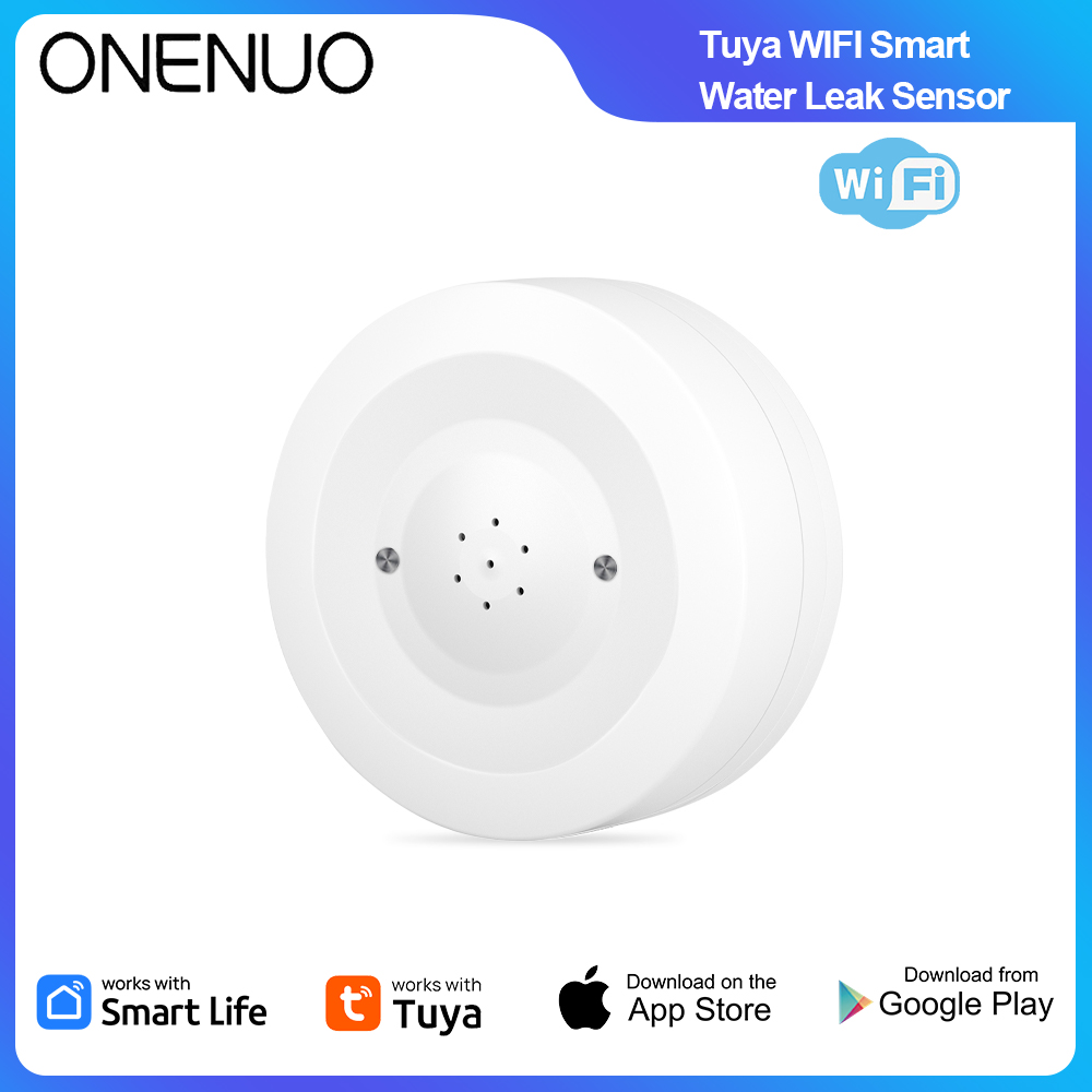 Wifi Water Leak Detector - ONENUO WiFi Tuya 水漏れセンサー 水漏れ検知器 IP55