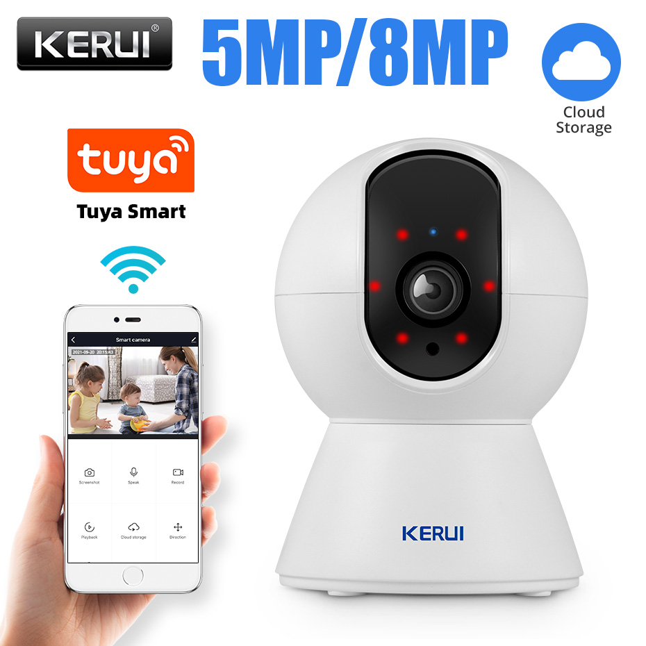 Smart Home Windows App - Kerui-屋内IPカメラ,スマートアプリケーション,自動追跡,cctv監視,アラーム,ワイヤレス,Wi-Fi,8mp,5mp,4k