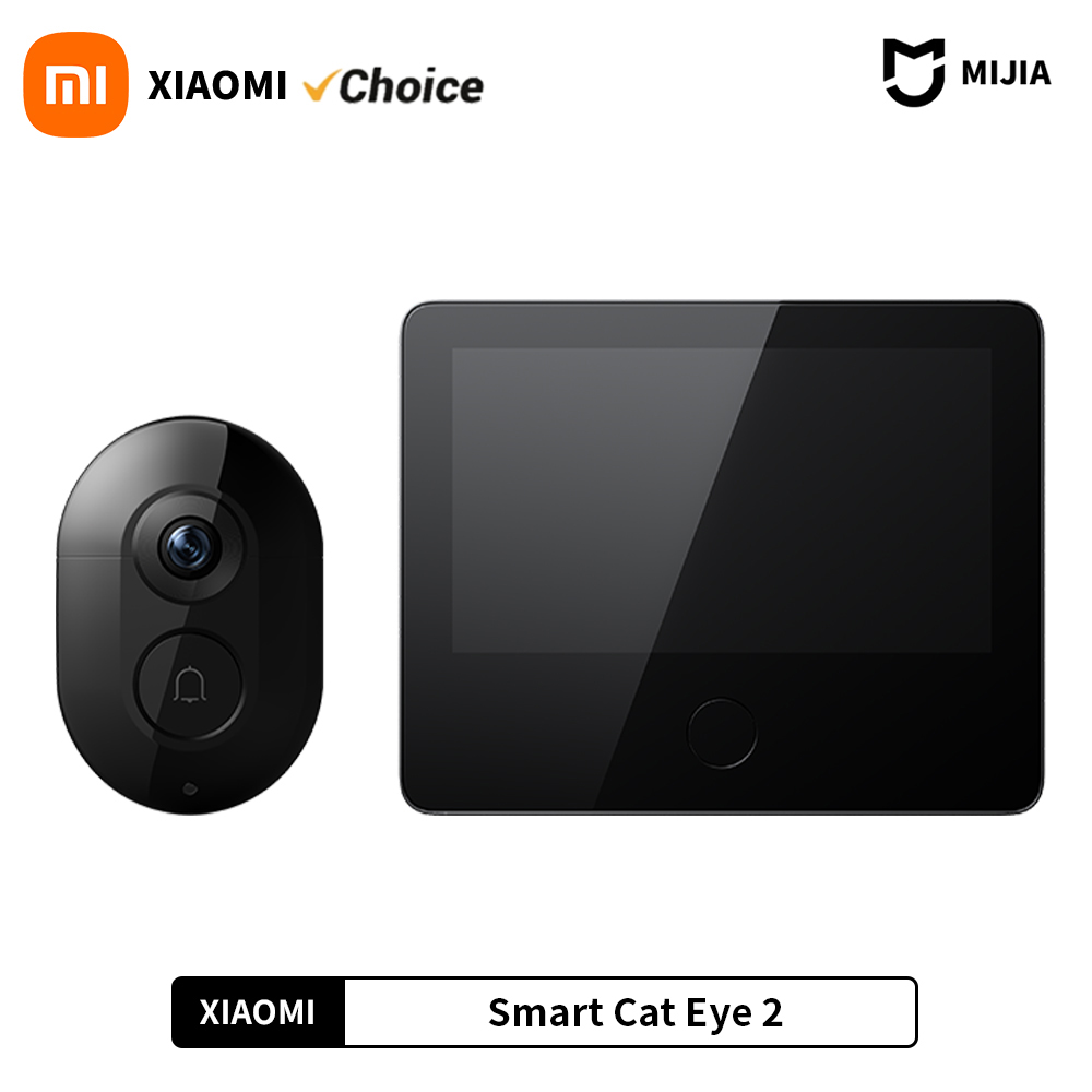Smart Home Zestaw - Xiaomi スマートキャットアイ 2 WiFi ワイヤレスカメラビデオのぞき穴ドアベル 3MP