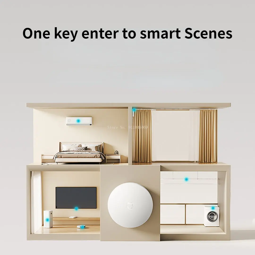 Xiaomi ワイヤレススイッチ Bluetoothバージョ - Smart Home Zestaw のレビューと価格