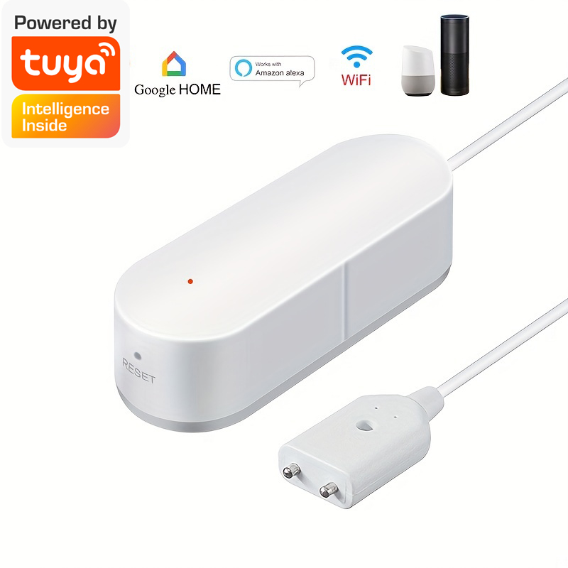 WiFi水位センサー漏れ検知器、tuyaスマートウォーターア - Wifi Water Leak Detector のレビューと価格