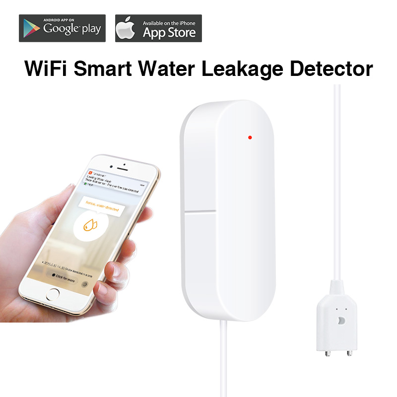 WiFi水位センサー漏れ検知器、tuyaスマートウォーターア - Wifi Water Leak Detector のレビューと価格