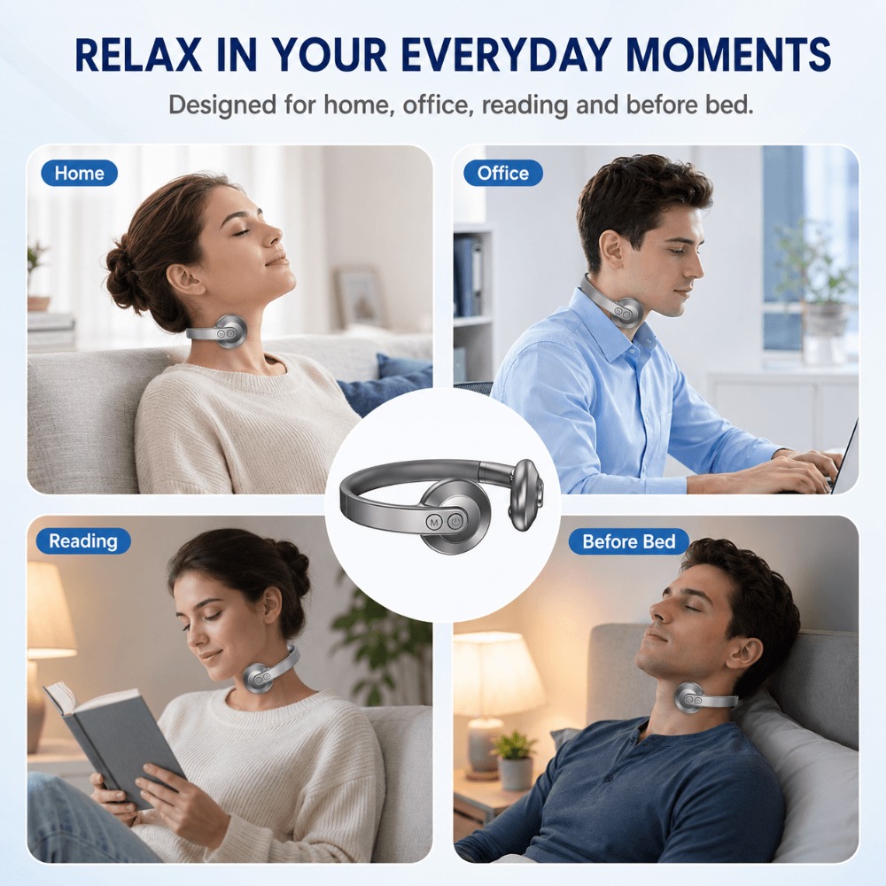 スマート睡眠補助ネックマッサージャー、低周波パルスデバイス。 - Smart Home Devices のレビューと価格