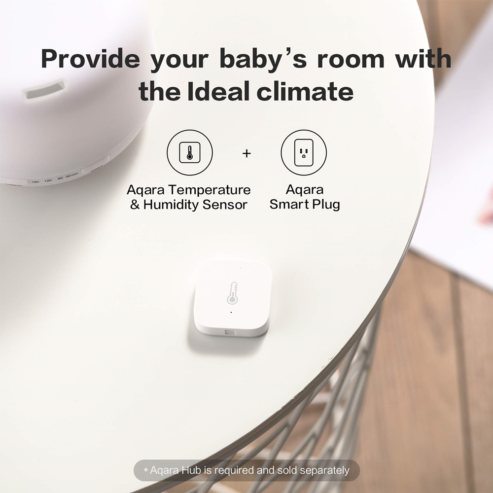 Aqara-温度および湿度センサー,空気環境,Zigbeeス - Smart Home Xiaomi 2 のレビューと価格