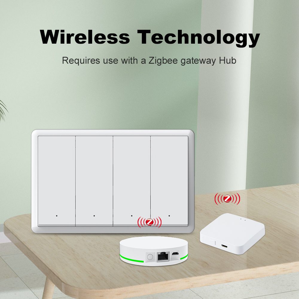 マンホットスマートzigbeeスイッチ、ニュートラル配線不要 - Smart Light Switch のレビューと価格