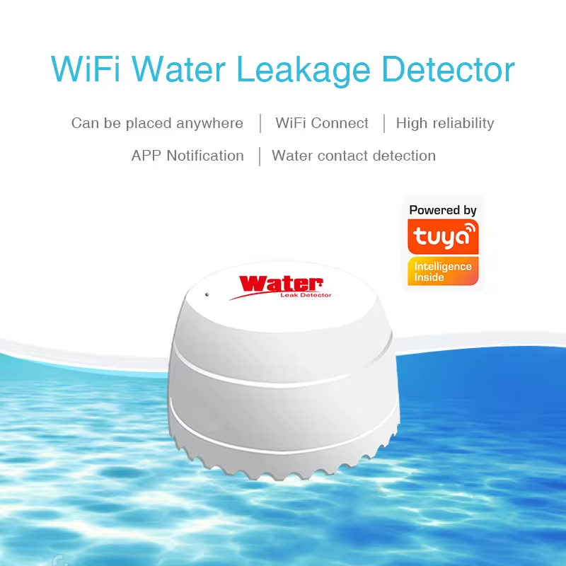 Tuya WiFi 漏水検知器 洪水センサー スマートライフ - Wifi Water Leak Detector のレビューと価格