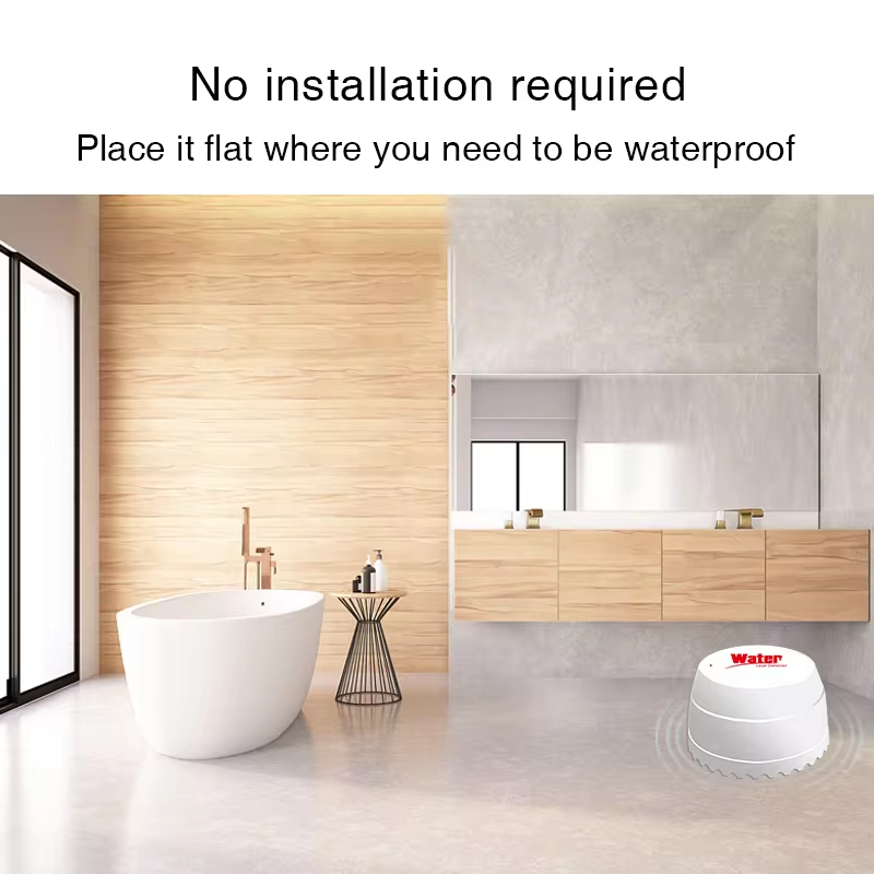 Tuya WiFi 漏水検知器 洪水センサー スマートライフ - Wifi Water Leak Detector のレビューと価格