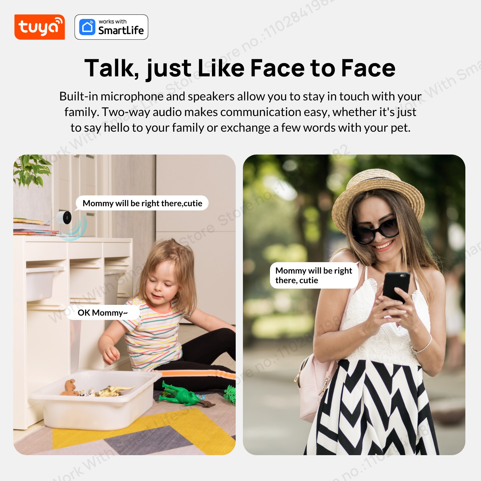 3MP HD Tuya スマート屋内/屋外セキュリティカメラ - Smart Home Windows App のレビューと価格