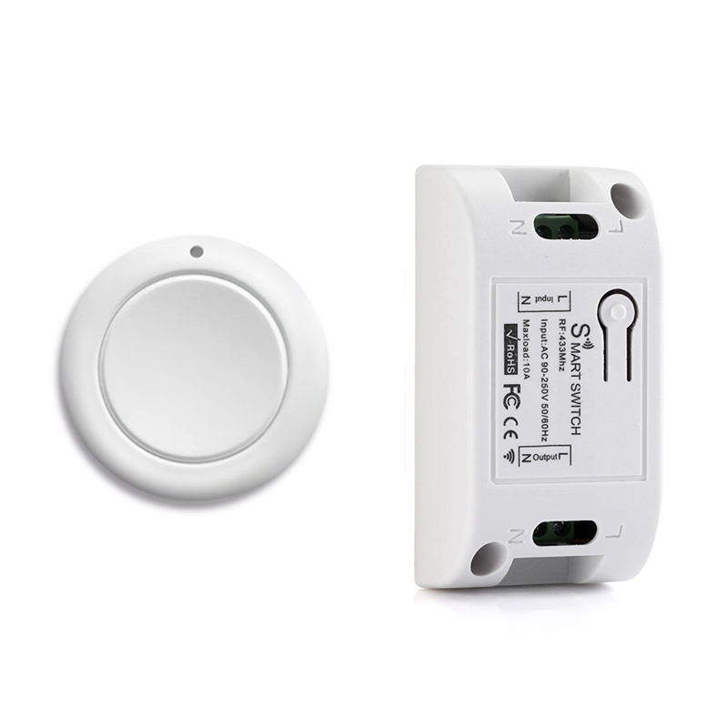 スマートホームワイヤレスライトスイッチ RF 433 MHz - Smart Light Switch のレビューと価格