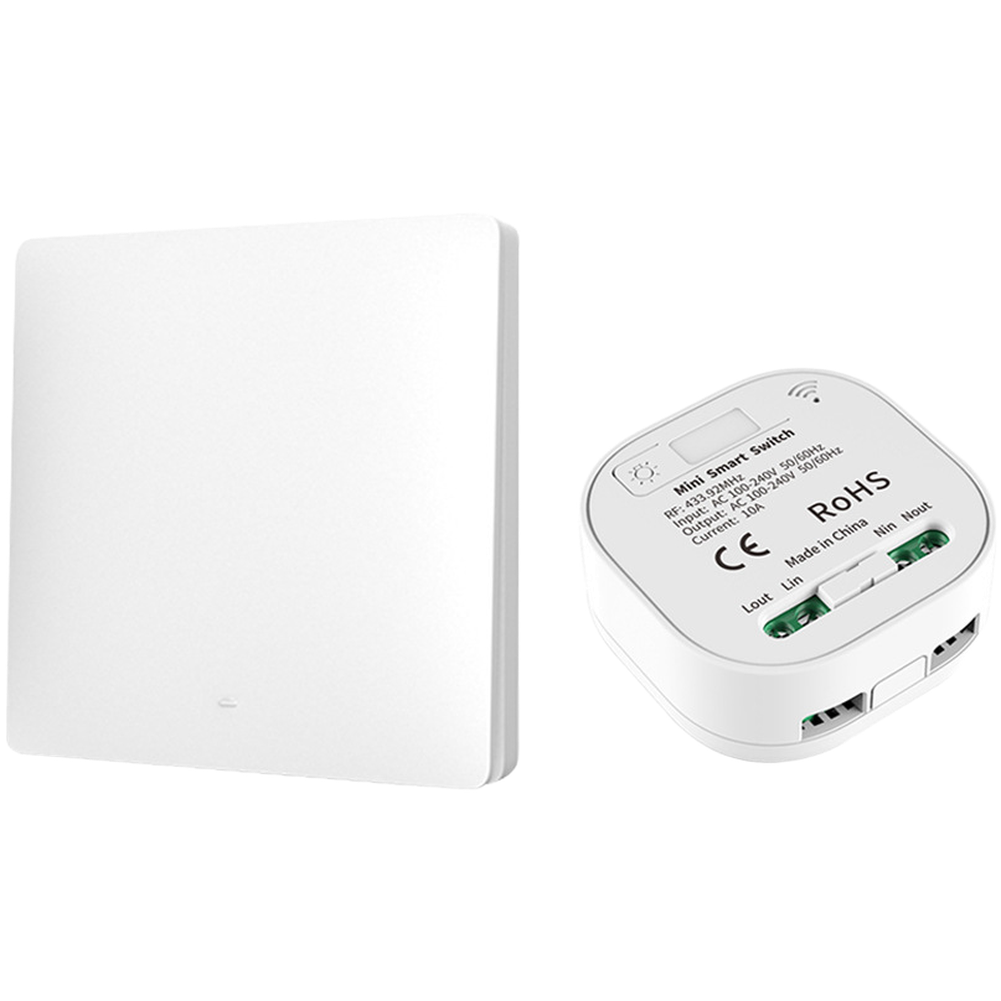 1PC セルフパワー RF433 ワイヤレスリモートコントロ - Smart Home Box のレビューと価格