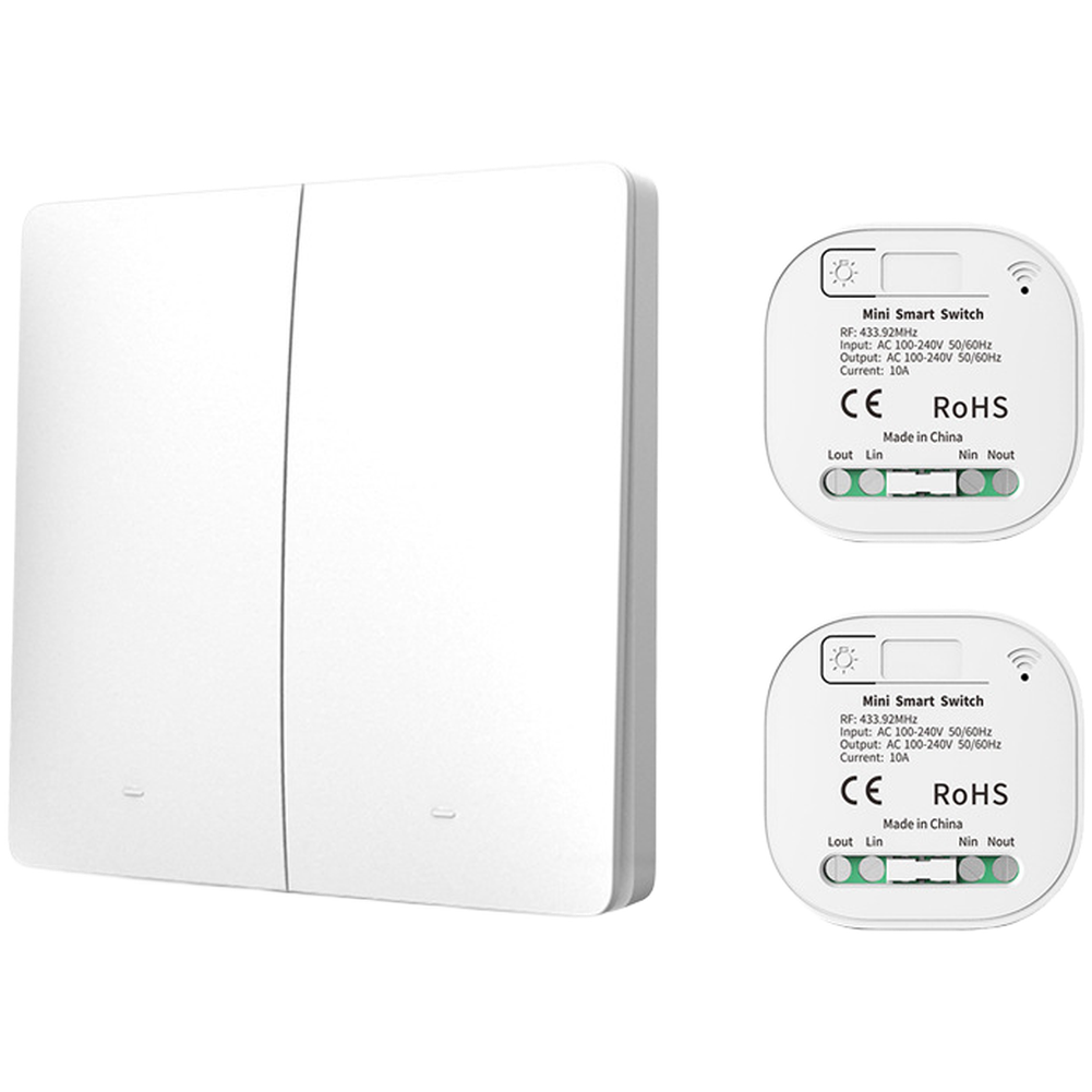 1PC セルフパワー RF433 ワイヤレスリモートコントロ - Smart Home Box のレビューと価格