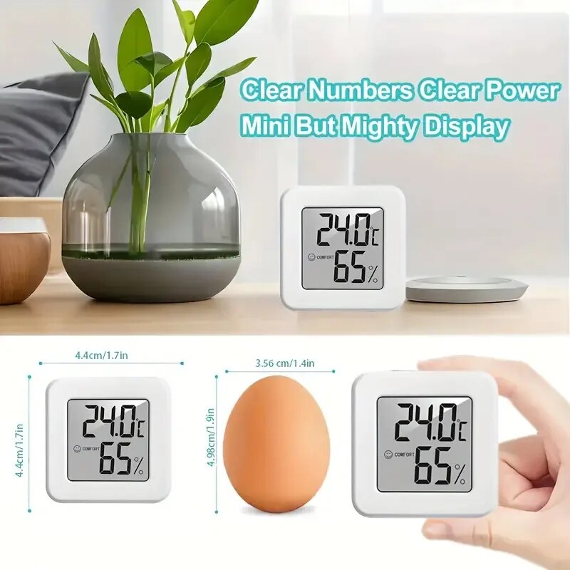 デジタル湿度計温度計室内温度計温度ゲージミニ液晶気象ステーシ - Smart Home Room のレビューと価格