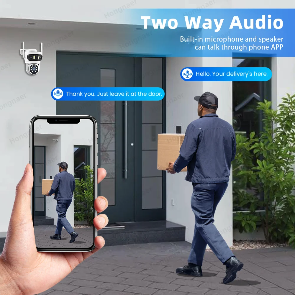 2026年 ホンナール 6MP 4CH 3レンズ 2.4G  - Security Ip Camera のレビューと価格