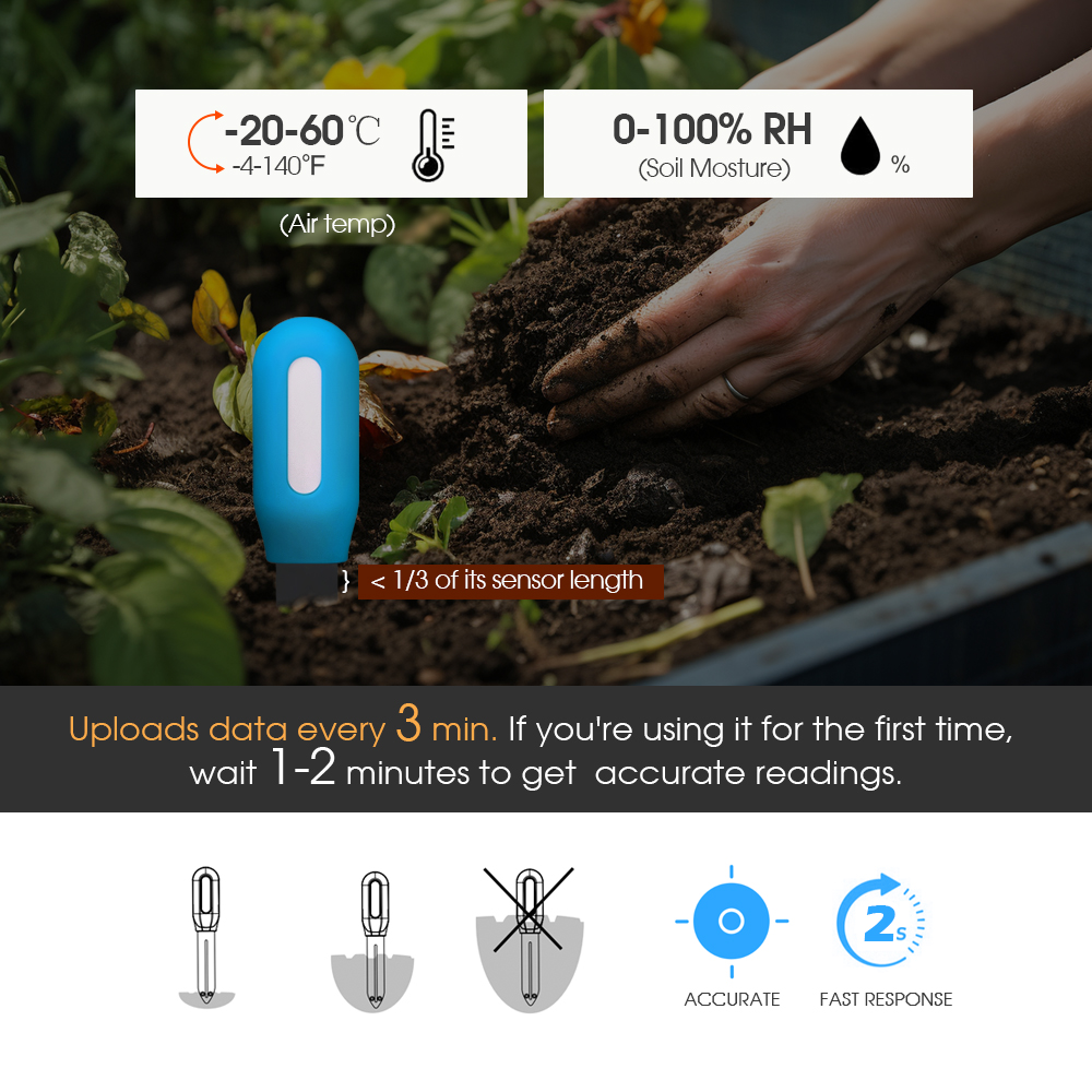 1 個 Tuya Zigbee 土壌センサー湿度温度水分検出 - Smart Home Monitoring のレビューと価格