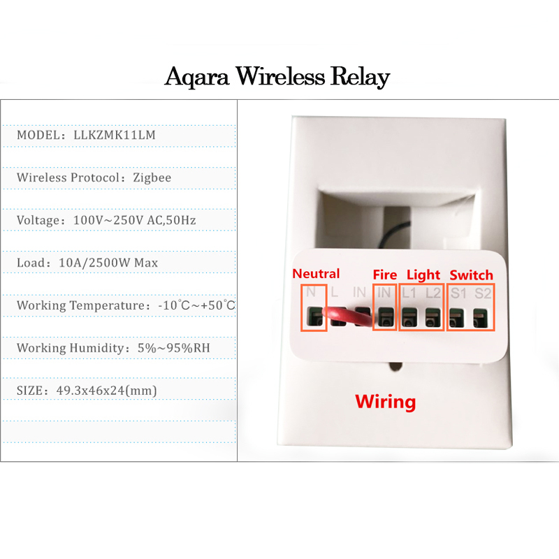 オリジナル Aqara スマート双方向制御モジュールリレース - Smart Home Zestaw のレビューと価格