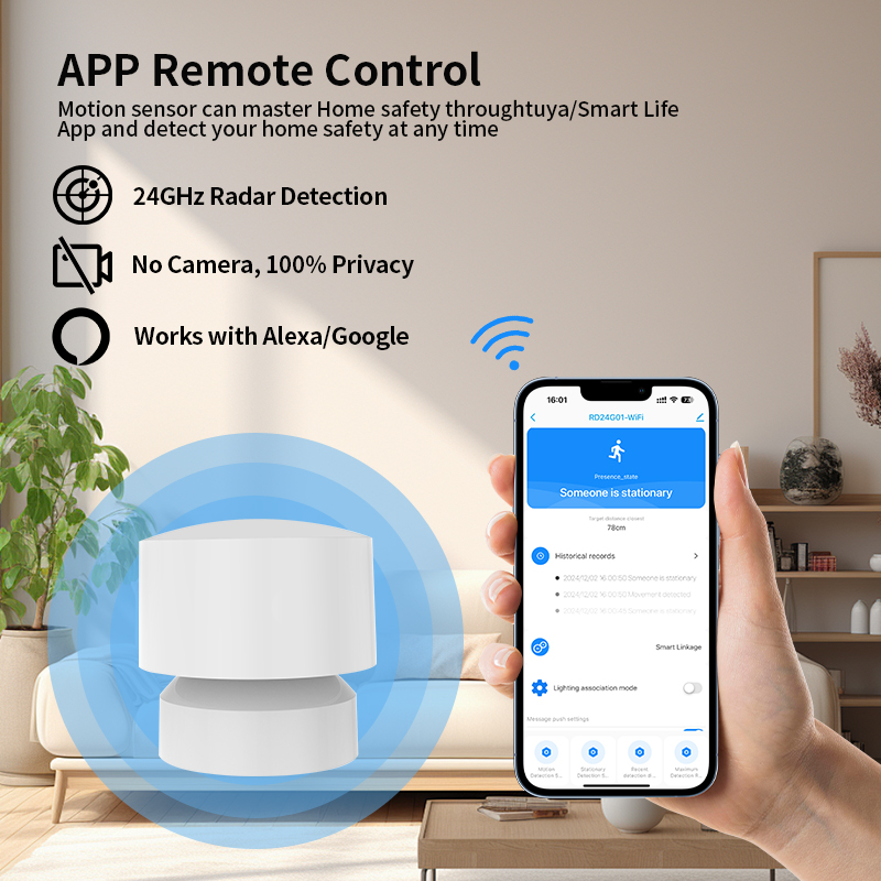 Zigbee または Wi-Fi 人感センサーは、Tuya  - Smart Home Monitoring のレビューと価格