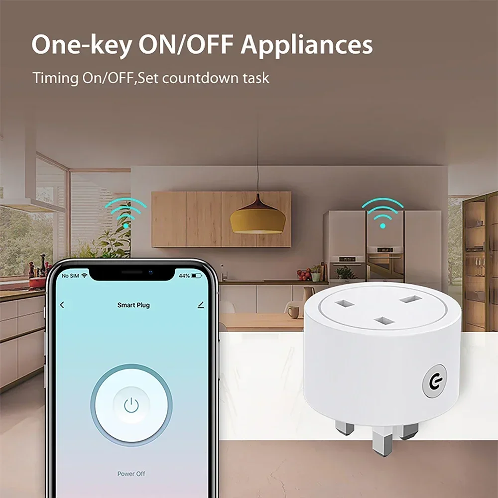 Zigbeeスマートプラグ 16A イギリス規格コンセント  - Smart Home Monitoring のレビューと価格