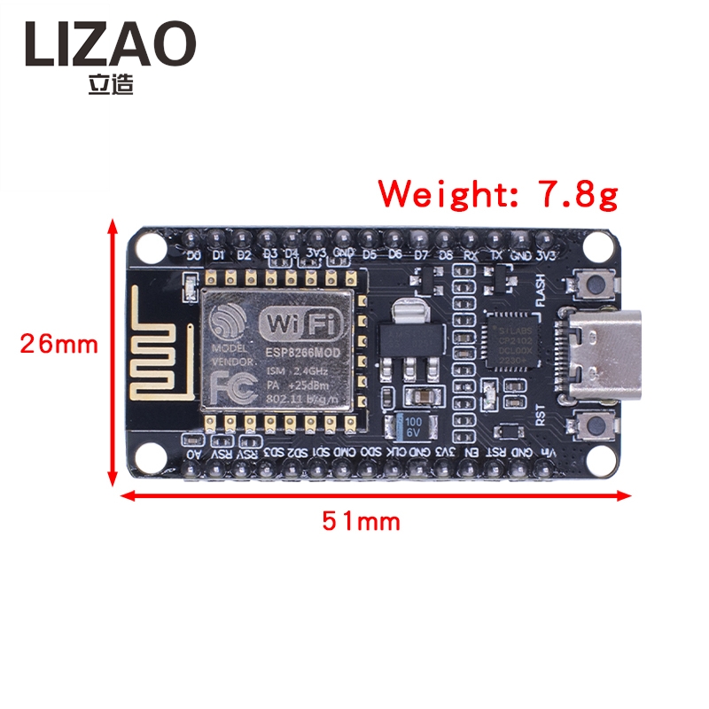 LIZAO CP2102 ESP8266 NodeMCU L - Smart Home Esp8266 のレビューと価格