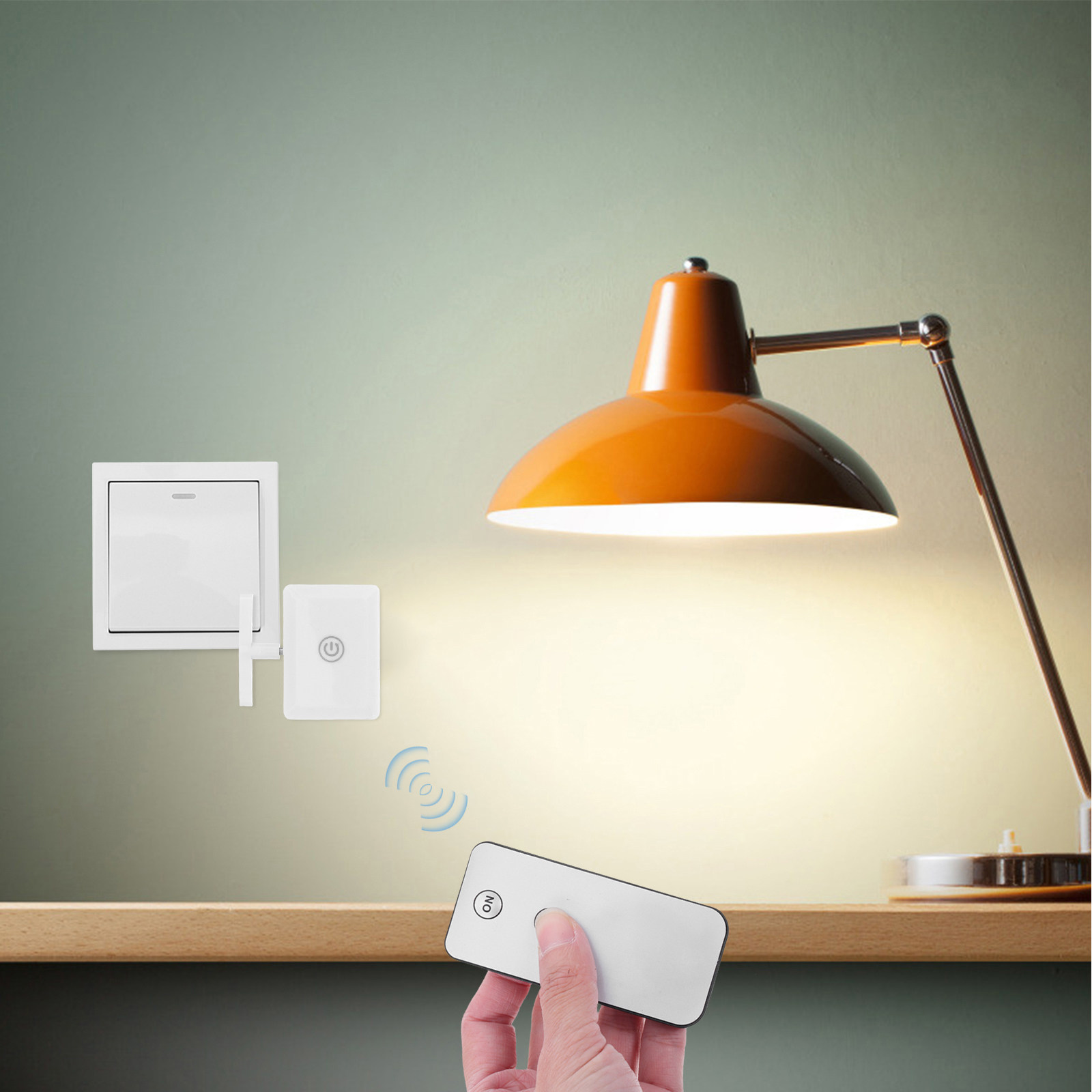 2セット リモコンスイッチ ワイヤレスボタンプッシャー スマ - Smart Home Room のレビューと価格