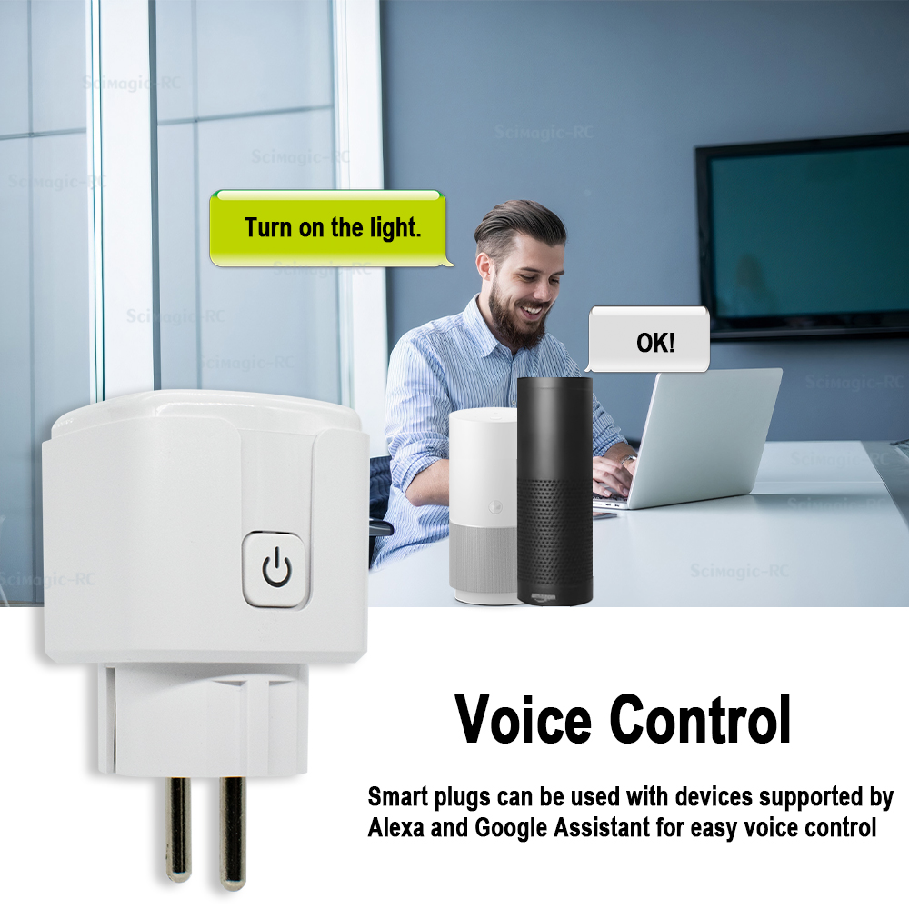 Tuya スマートプラグ WiFi ソケット 16A 電力監 - Smart Home Monitoring のレビューと価格