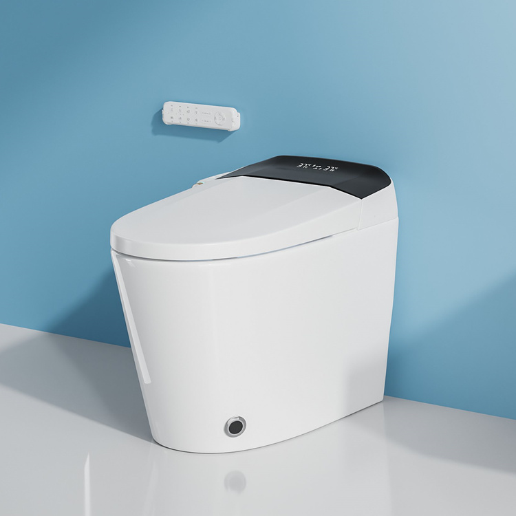 家庭装飾浴室スマート電子自動洗浄センサー付き水洗トイレ - Smart Home Decor のレビューと価格