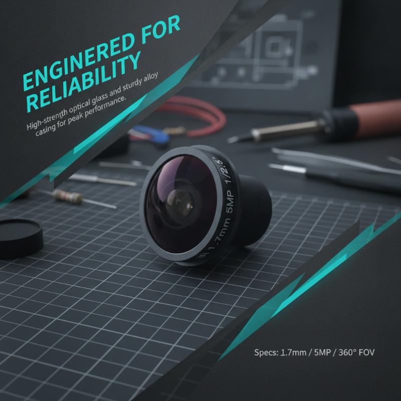 1.7mm F2.0魚眼セキュリティレンズ 5MP HD 1 - Security Ip Camera のレビューと価格