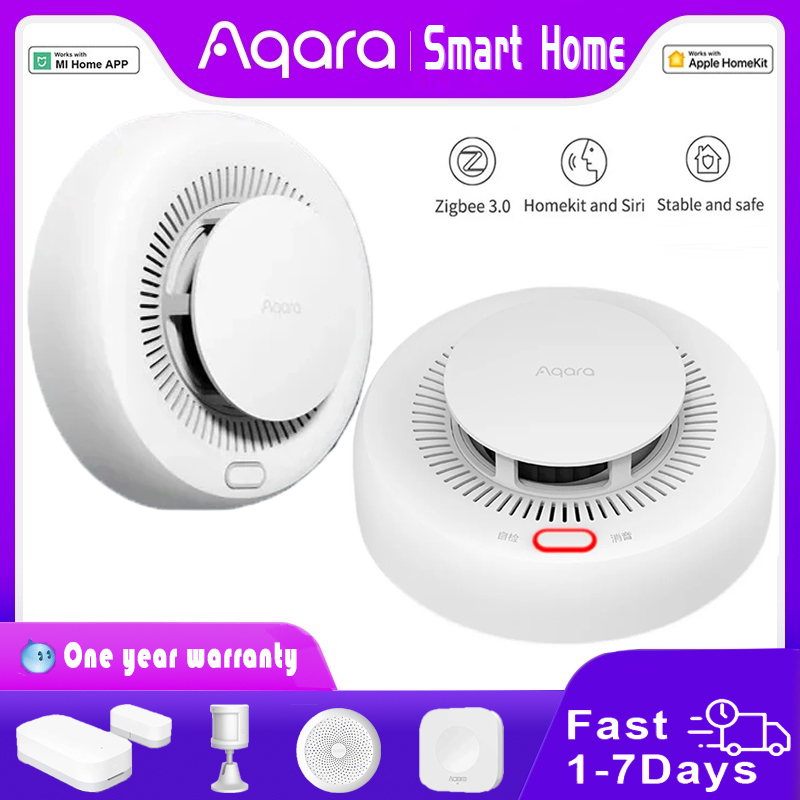 新しい Aqara 煙探知機 Zigbee スマート火災警報 - Smart Home Zestaw のレビューと価格