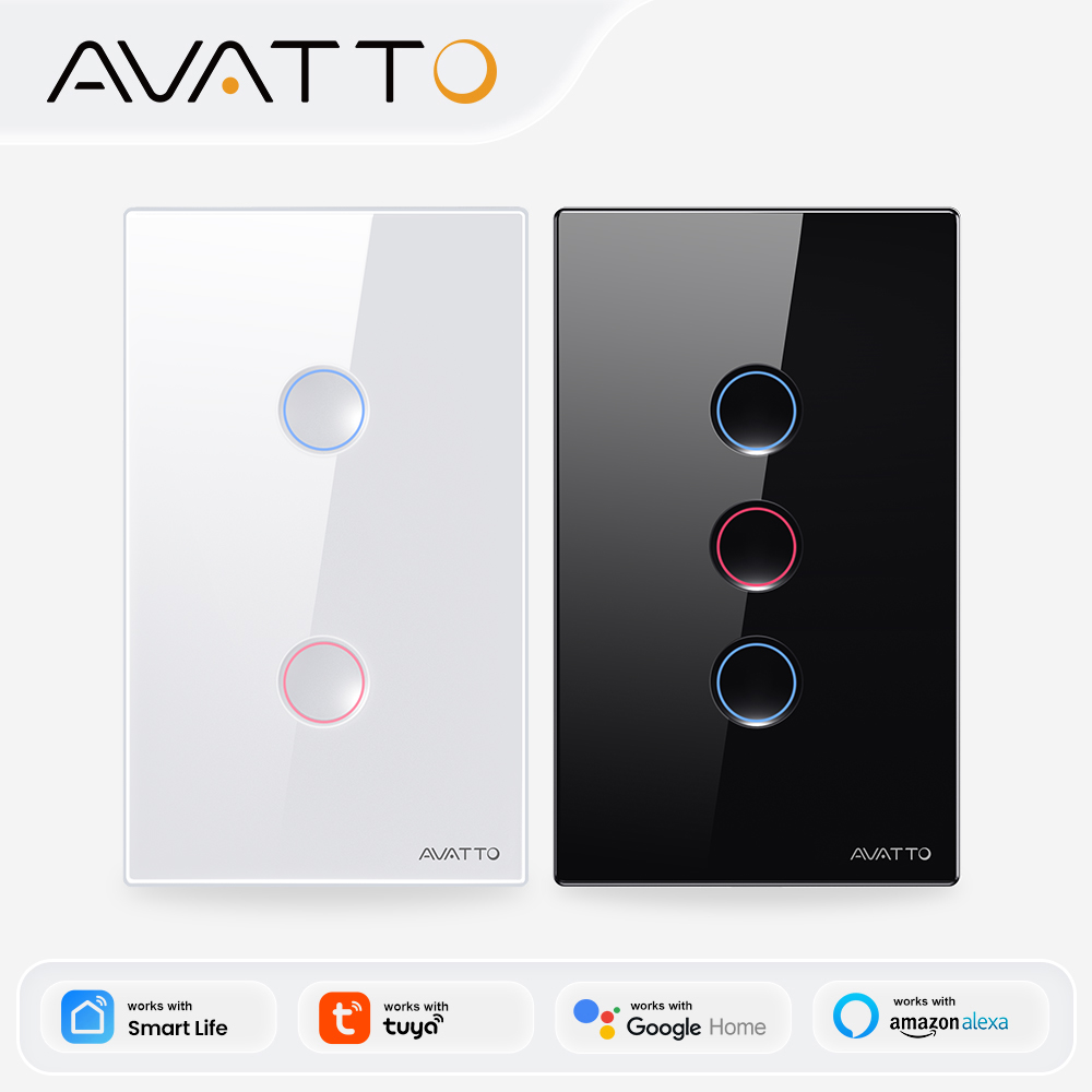 AVATTO 1/2/3/4 ギャング ZigBee スマー - Smart Light Switch のレビューと価格