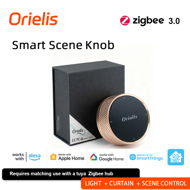 オリエリス Tuya Zigbee スマートシーンノブコント - Smart Light Switch のレビューと価格