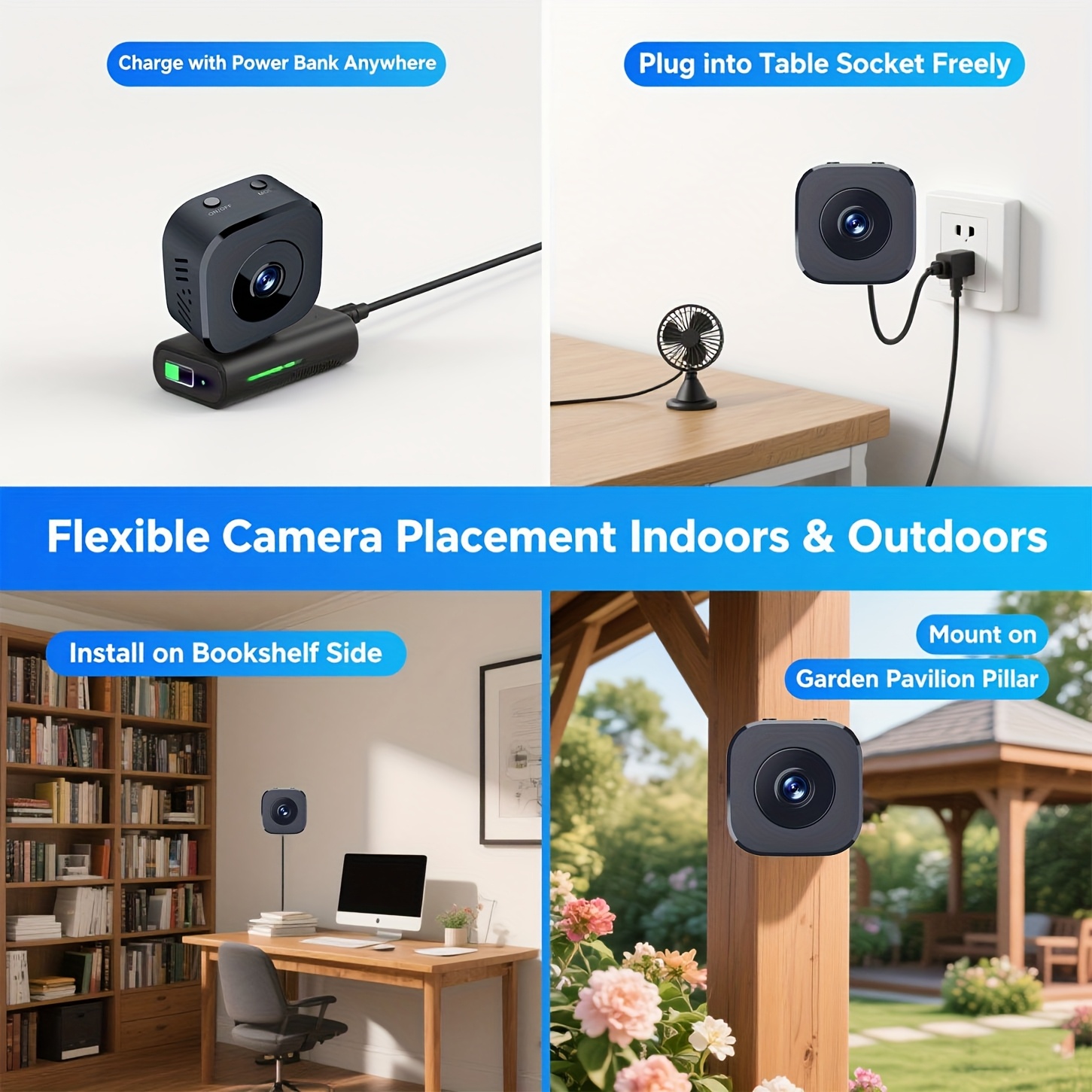 1080P HD ミニ WiFi カメラ屋内安全セキュリティ - Security Ip Camera のレビューと価格