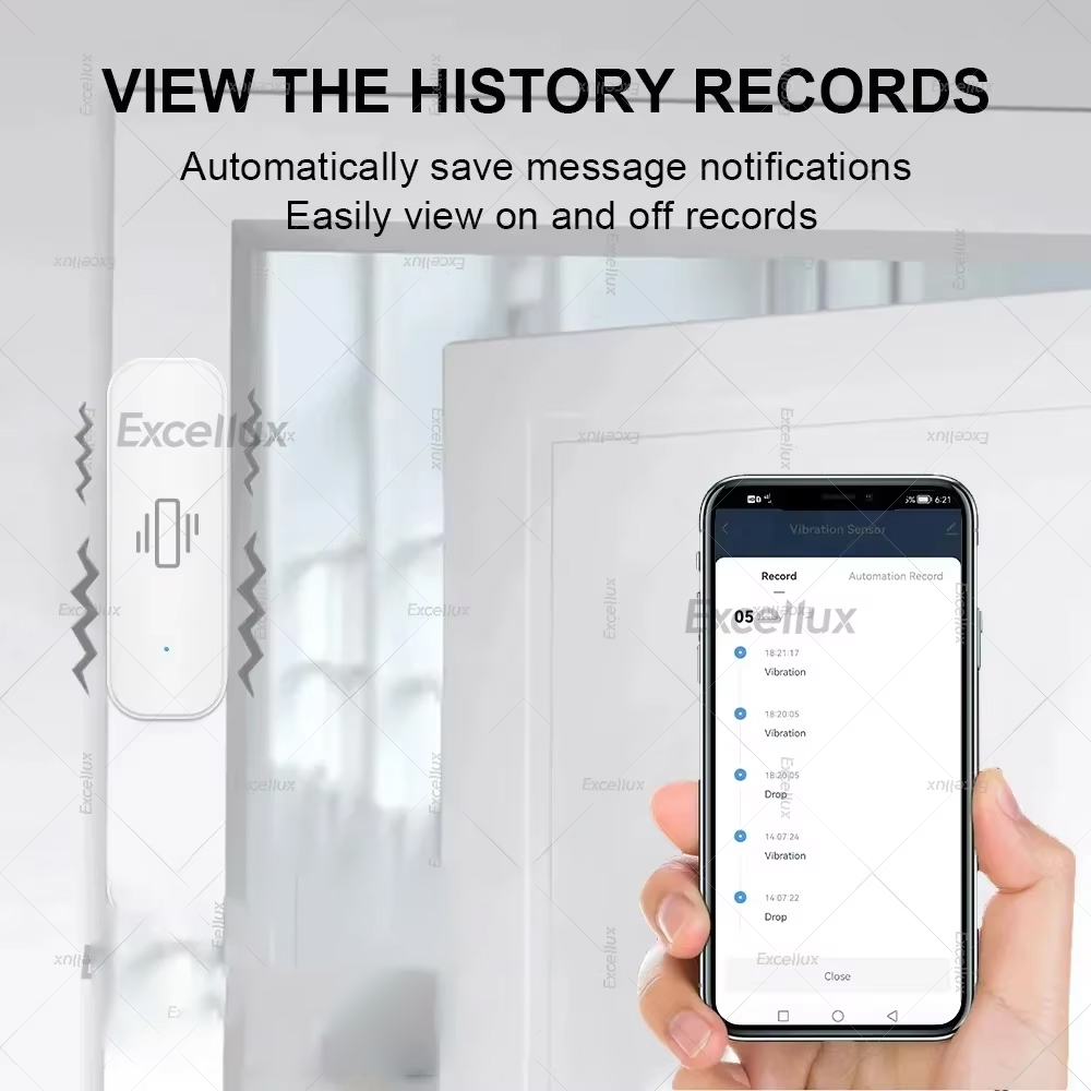 Zigbee スマート振動センサーホームセキュリティ保護リア - Smart Home Monitoring のレビューと価格