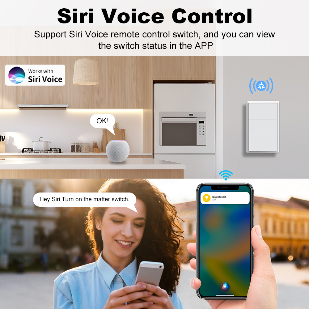 MANHOT ホームキット WiFi スマートスイッチ ニュ - Smart Light Switch のレビューと価格