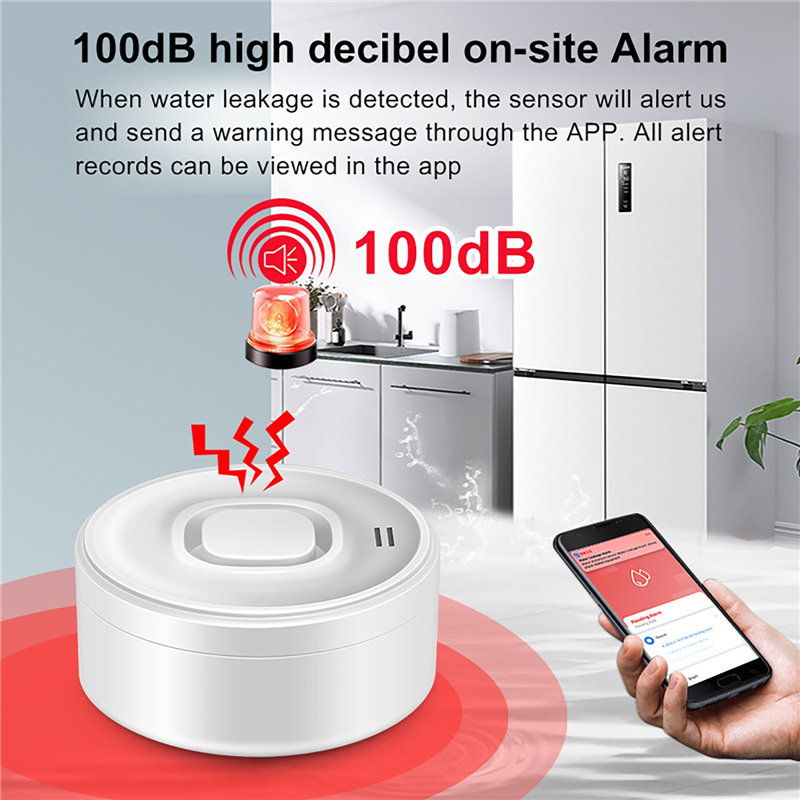 スマートWIFI水漏れ検知器 100dB大音量アラーム リモ - Wifi Water Leak Detector のレビューと価格