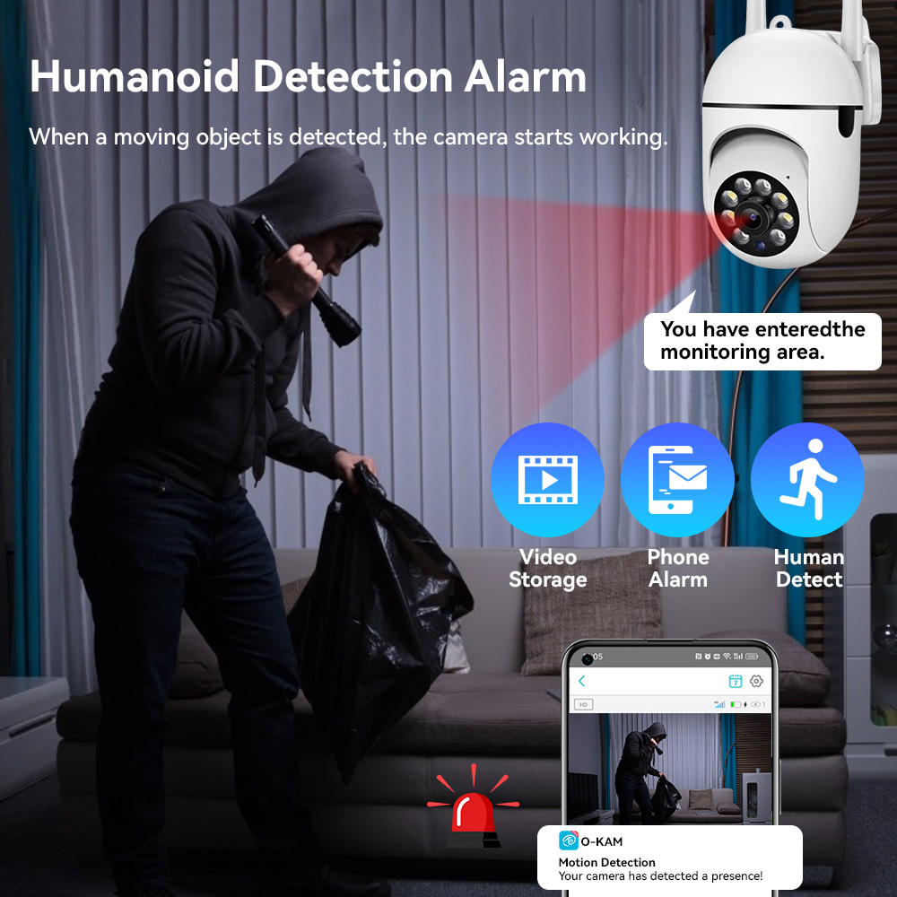 8MP 2.4G Wifi IP CCTVカメラ カラーナイ - Smart Home Windows App のレビューと価格