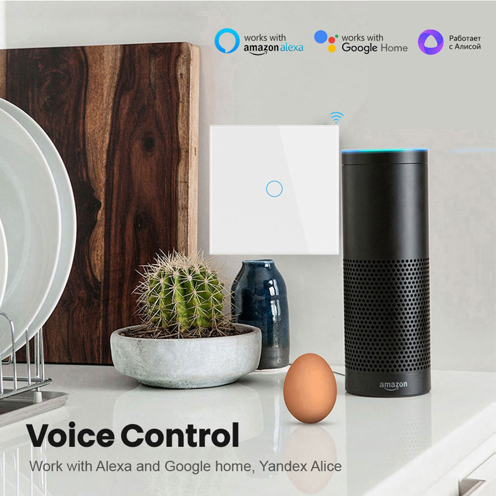 Tuya EU WiFi + RF433 スマートリモコンス - Smart Light Switch のレビューと価格