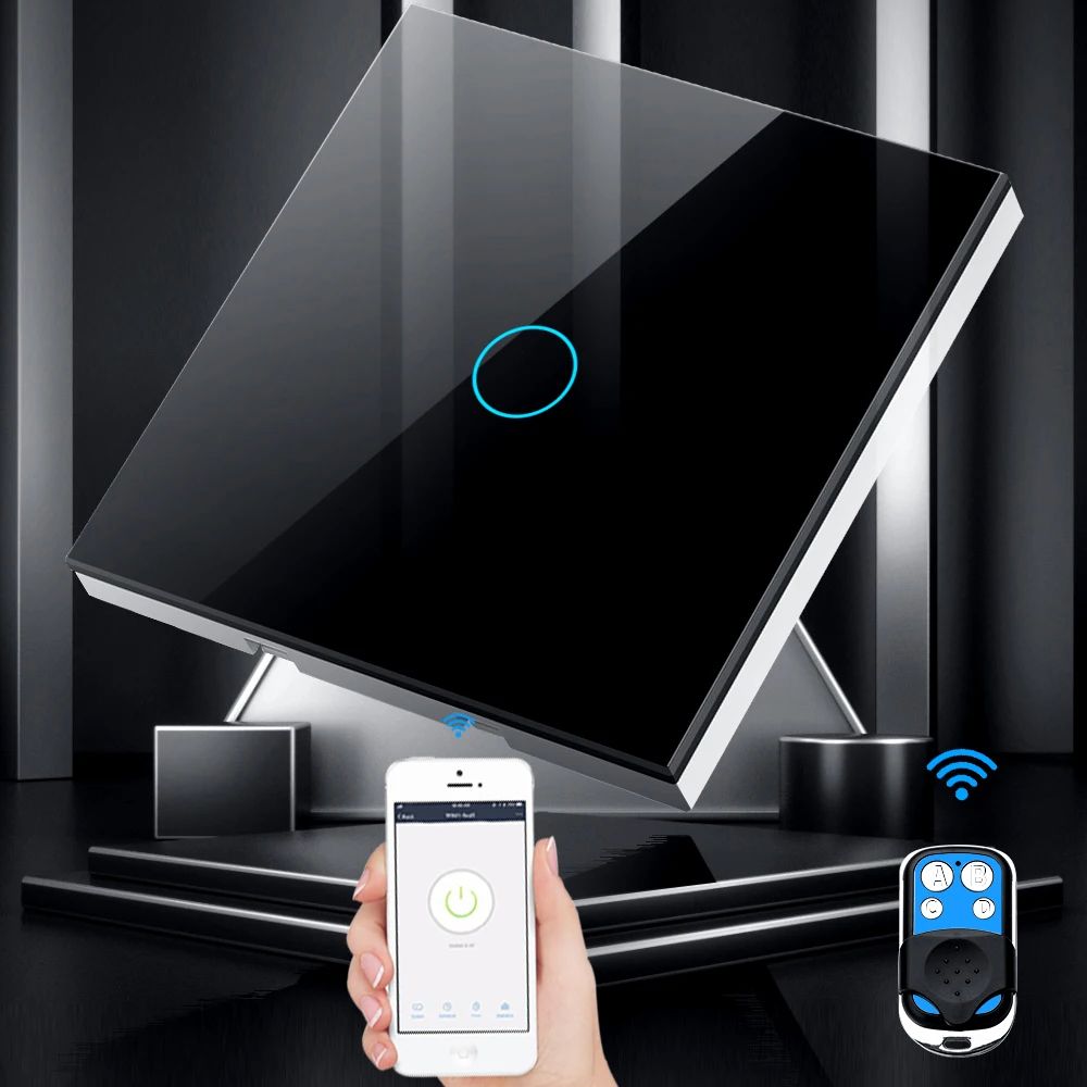 Tuya EU WiFi + RF433 スマートリモコンス - Smart Light Switch のレビューと価格