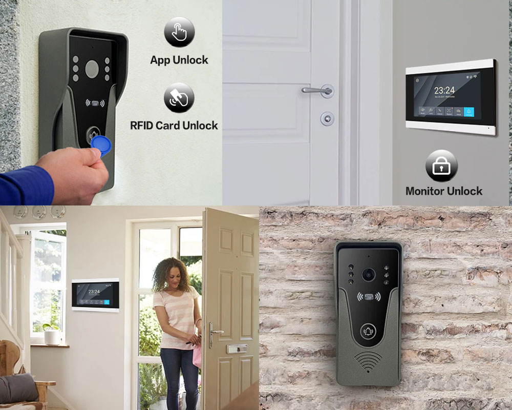 Tuya-アクセス制御システム用インターホンキット,1080 - Smart Home Kits のレビューと価格