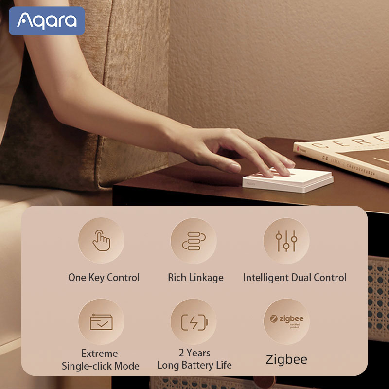 オリジナル Aqara 壁スイッチ E1 バージョンスマート - Smart Home Xiaomi 2 のレビューと価格