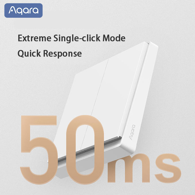 オリジナル Aqara 壁スイッチ E1 バージョンスマート - Smart Home Xiaomi 2 のレビューと価格